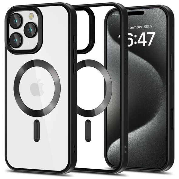 Case IPHONE 16 PRO MAX Tech-Protect MagFlex MagSafe Satin black 5906302312122