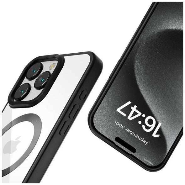 Case IPHONE 16 PRO MAX Tech-Protect MagFlex MagSafe Satin black 5906302312122