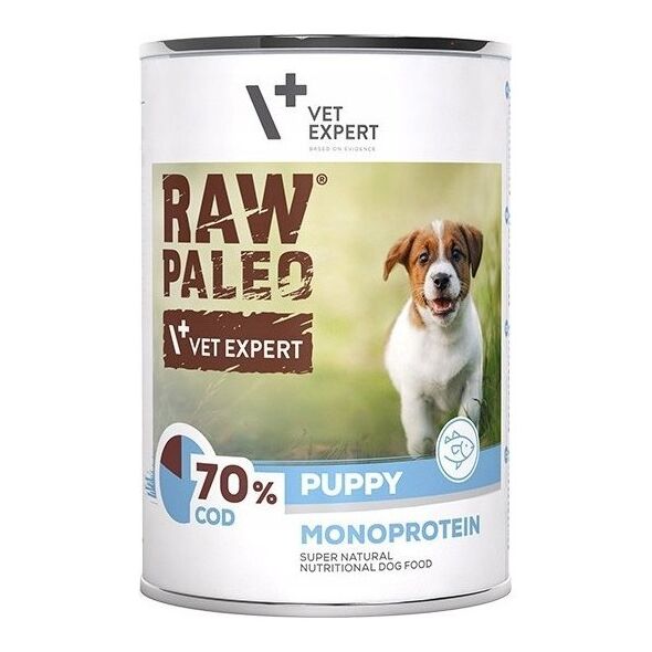VetExpert VetExpert Raw Paleo Dorsz Puppy Can 400g
