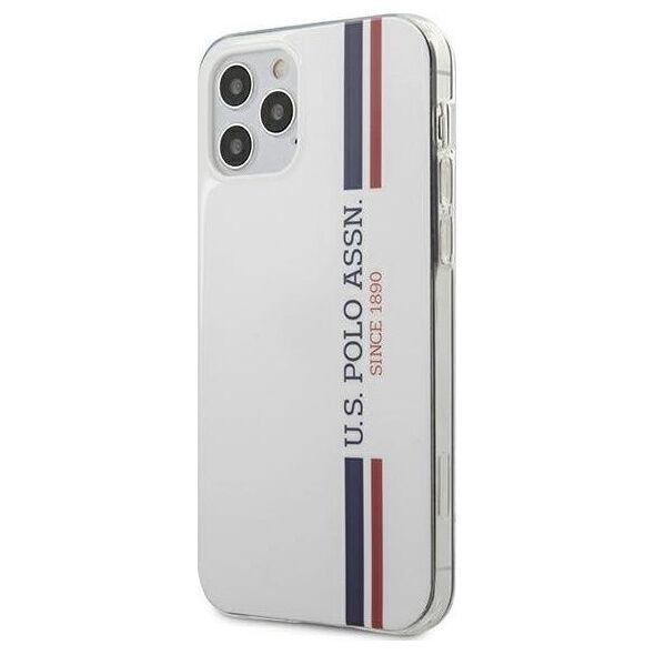 U.S. Polo Assn US Polo USHCP12MPCUSSWH iPhone 12/12 Pro 6,1" biały/white Tricolor Collection