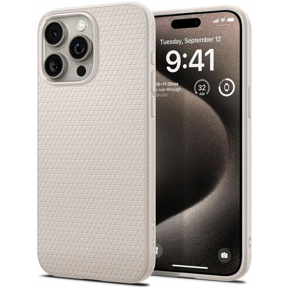 Spigen Spigen Liquid Air iPhone 16 Pro Max natural titanium