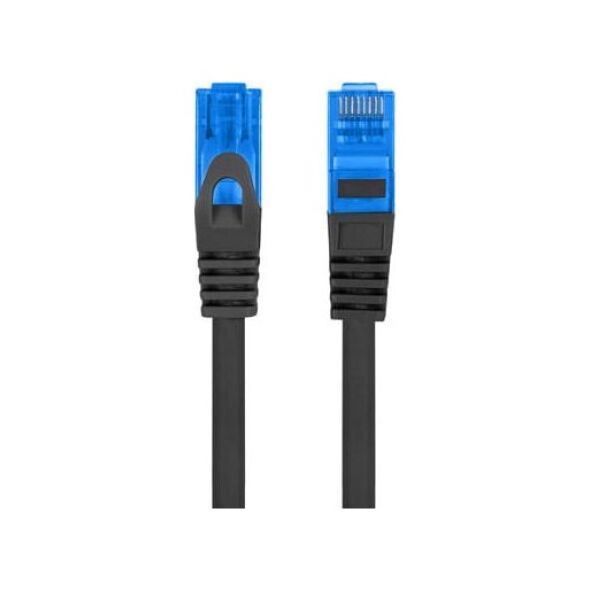 Lanberg PATCHCORD KAT.6A S/FTP LSZH CCA 0.5M CZARNY FLUKE PASSED LANBERG