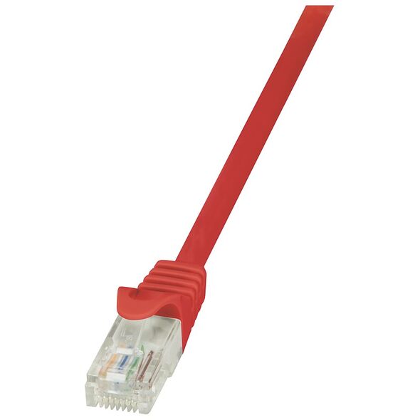 LogiLink CAT 5e Patchcord U/UTP Czerwony 0.25M (CP1014U)