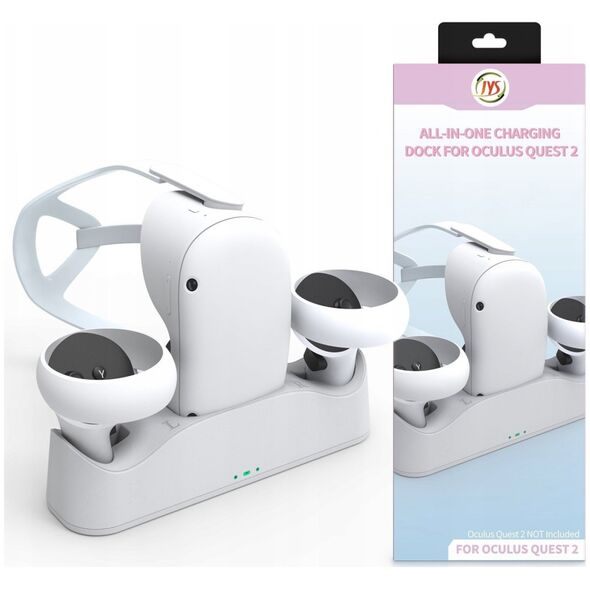 JYS Ładowarka Stacja Dokująca Stojak + Akumulatory Do Oculus Quest 2 / Jys-oc003