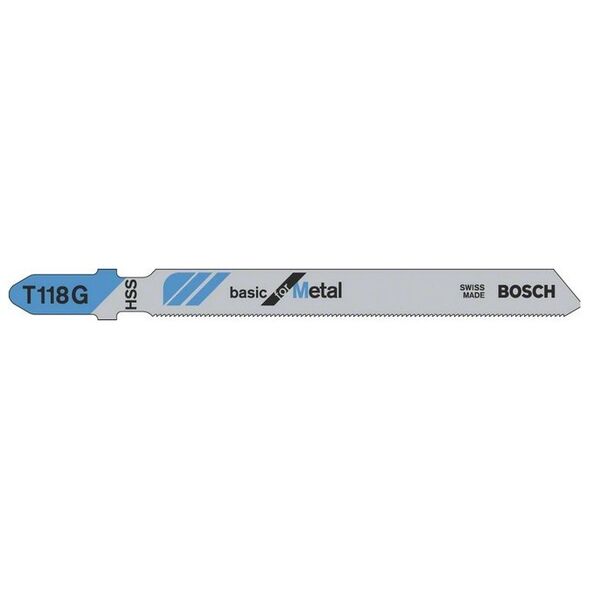Bosch Brzeszczot do wyrzynarek Basic for Metal 92mm T 118 G 5szt. 2608631012