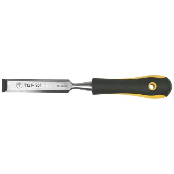 Topex Dłuto 14mm CrV dwumateriałowy uchwyt - 09A414