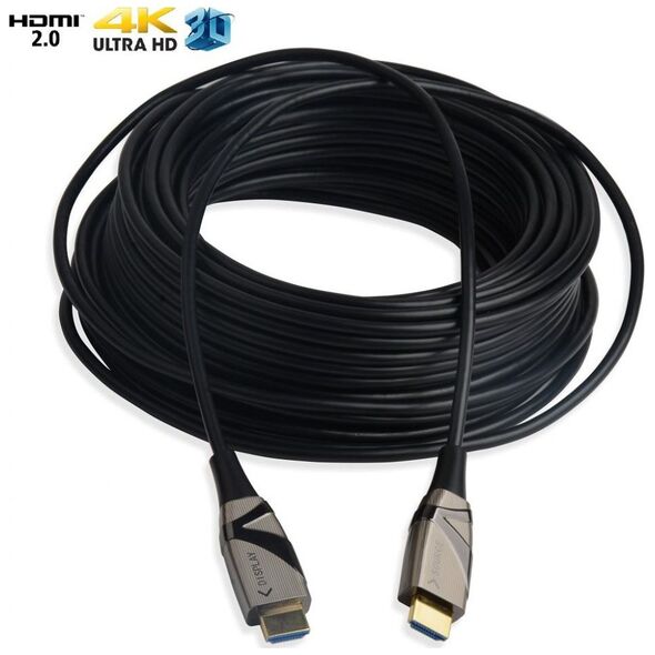 Kabel Techly HDMI - HDMI 50m czarny (ICOC-HDMI-HY2-050)