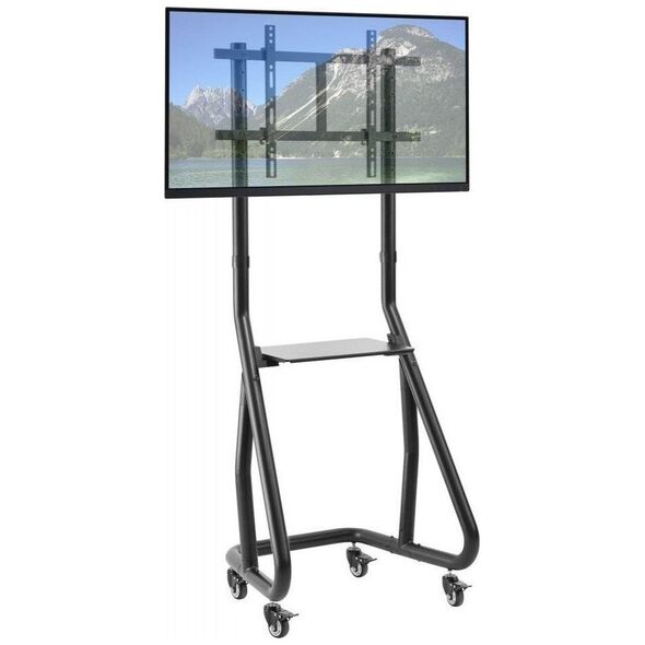Techly Stojak mobilny Techly 37''-80'', 80kg z półką