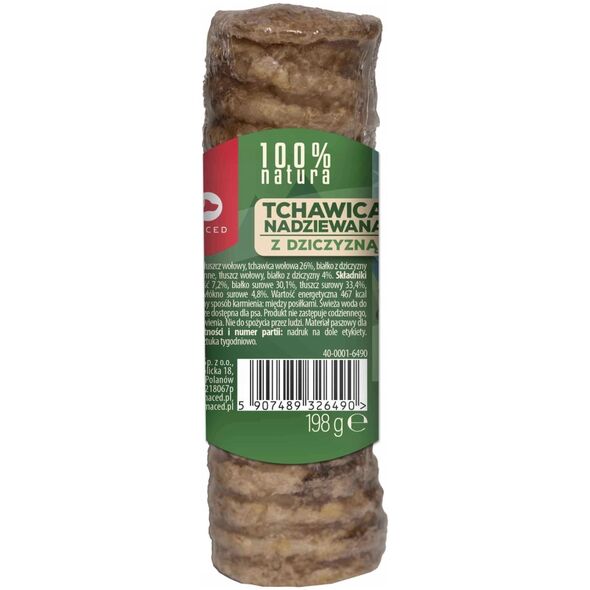 Maced MACED Tchawica mała Nadziewana z Dziczyzną 120g dla psa