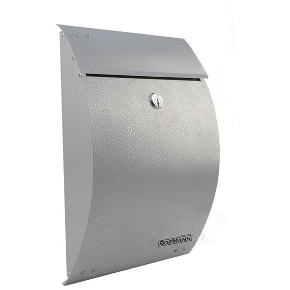 Bormann Bmb1000 Bormann Bmb1000 Γραμματοκιβώτιο Μ22xπ7xυ30cm,ασημί 022695 έως 12 Άτοκες Δόσεις