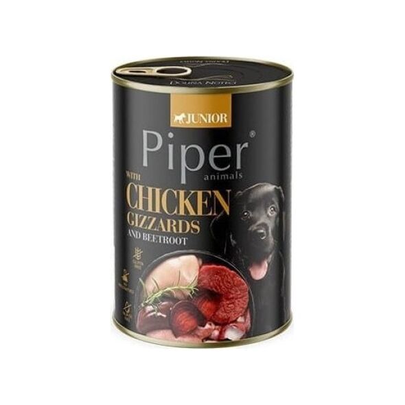 Dolina Noteci DNP Piper JR z żołądkami z kurczaka i burakiem 400g