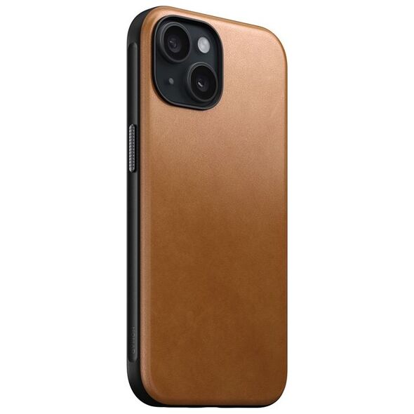 Nomad Modern Leather case for iPhone 15 6,1&quot; english tan 8565000160618