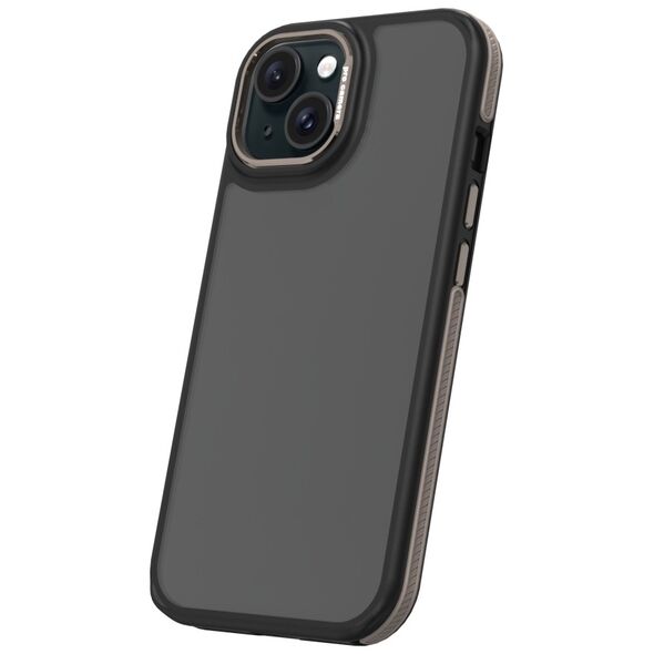 Crystal Black case for iPhone 15 6,1&quot; grey 5907457794139
