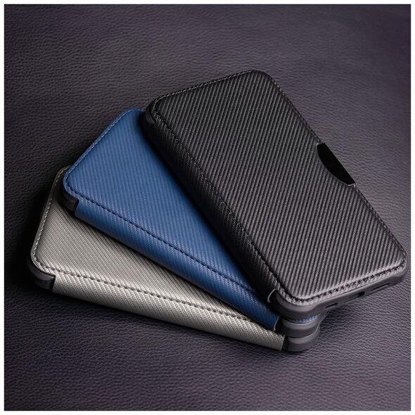 Smart Carbon case for iPhone 16 6,1&quot; silver 5900495045416