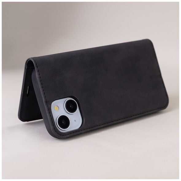 Smart Suede case for Motorola Moto G54 5G / Moto G54 5G Power Edition black 5907457799172