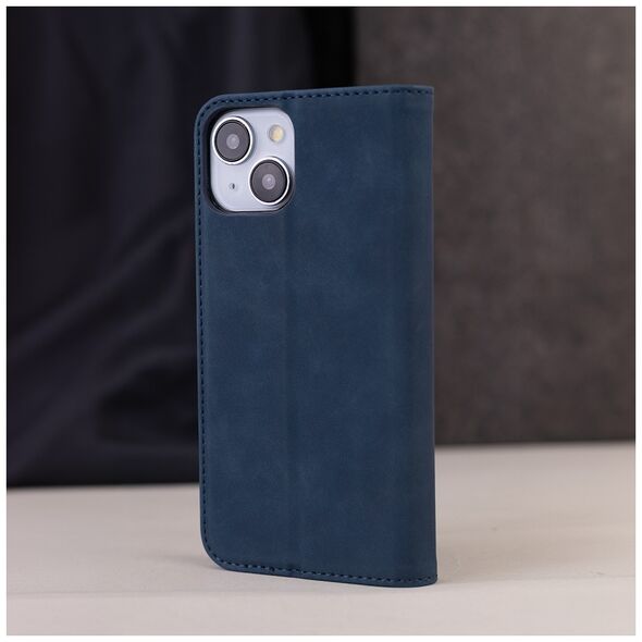 Smart Suede case for iPhone 16 Plus 6,7&quot; navy blue 5907457799486