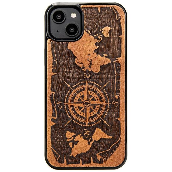 Bewood Case for iPhone 15 Plus 6,7&quot; Compass Rose Merbau 5907511789156
