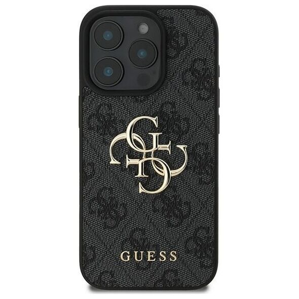 Guess case for iPhone 16 Pro 6,3&quot; GUHCP16L4GMGGR 4G Big Logo black 3666339327545