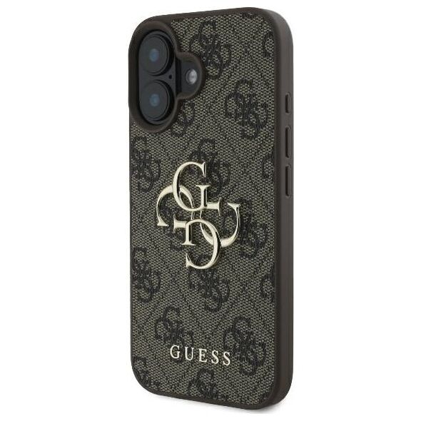 Guess case for iPhone 16 6,1&quot; GUHCP16S4GMGBR 4G Big Logo brown 3666339327569