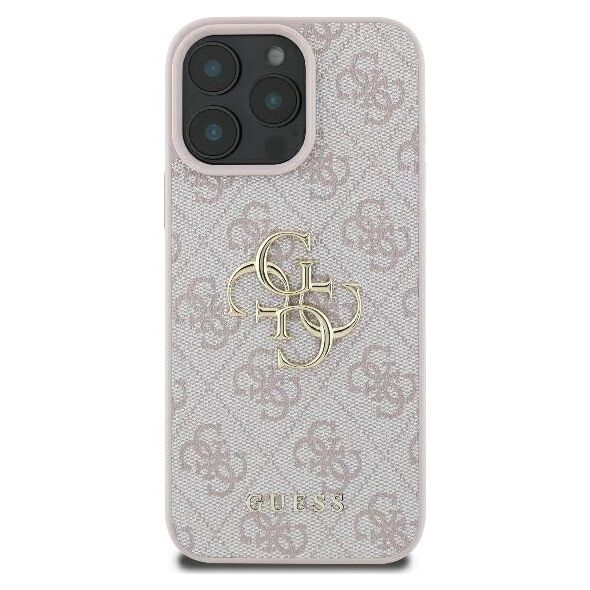 Guess case for iPhone 16 Pro 6,3&quot; GUHCP16L4GMGPI 4G Big Logo pink 3666339327668