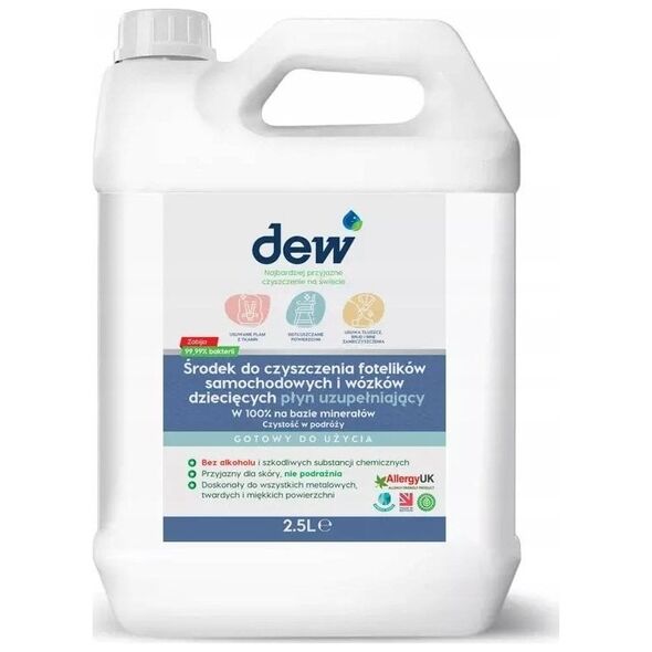 . DEW, Środek do czyszczenia fotelików samochodowych i wózków dziecięcych, 2,5 L