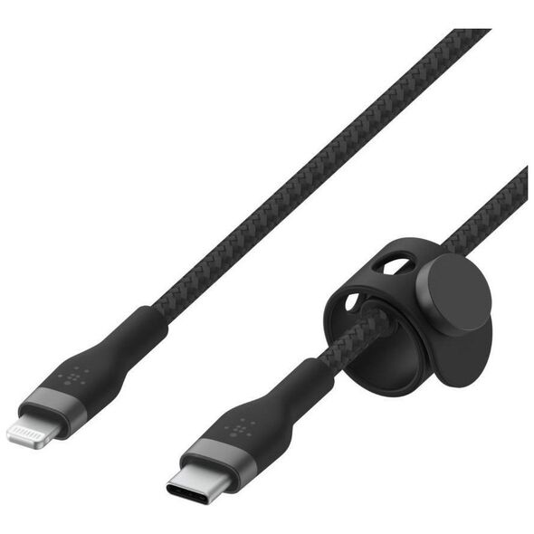 Kabel USB Belkin USB-C - Lightning 2 m Czarny (CAA011BT2MBK)