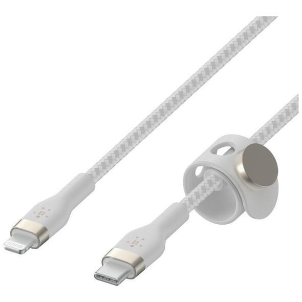 Kabel USB Belkin USB-C - Lightning 3 m Biały (CAA011BT3MWH)