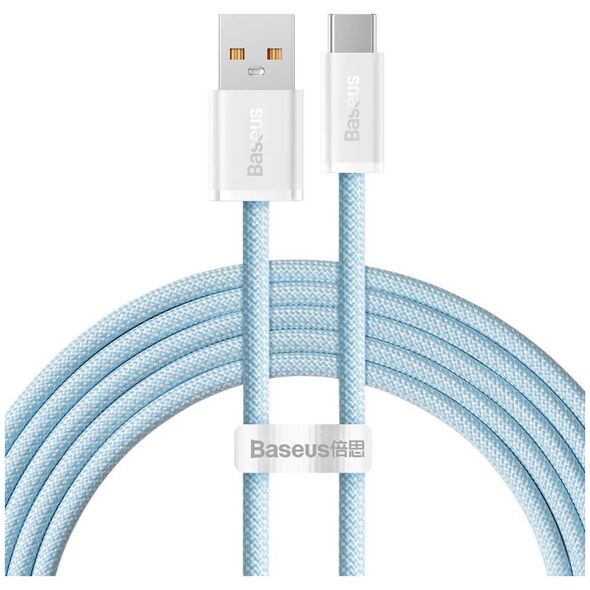 Kabel USB Baseus USB-A - USB-C 2 m Niebieski (CALD000703)