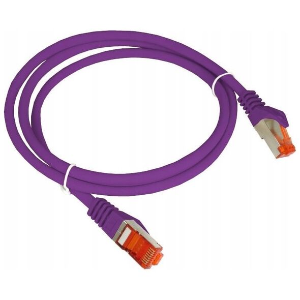 Alantec Patch-cord ALANTEC kat.6A S/FTP fioletowy 5m LSOH