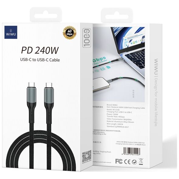 WIWU 240W PD Projector cable Wi-C036 C-C 6976975611197