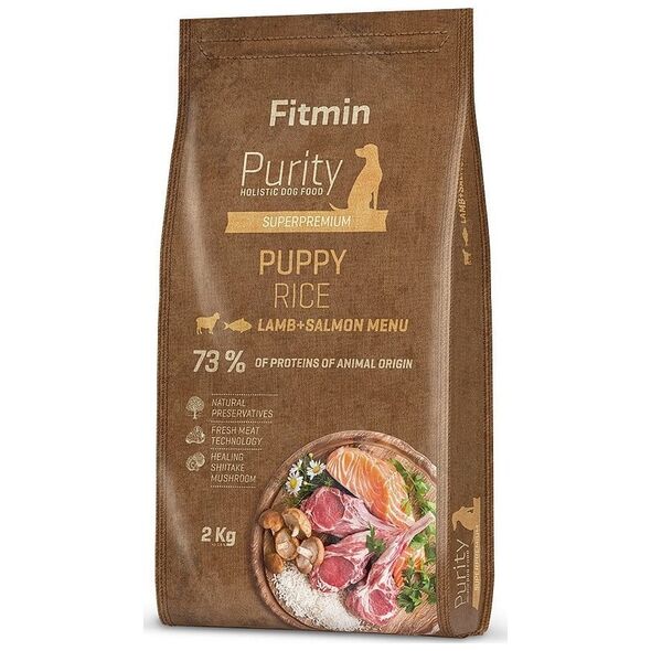 Fitmin  Dog Purity Rice Puppy Lamb & Salmon 2 kg