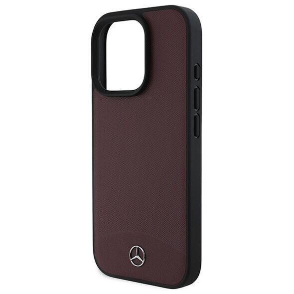Mercedes case for iPhone 16 Pro 6,3&quot; MEHMP16L23RBARR Hardcase Textured And Plain Leather MagSafe red 3666339312602