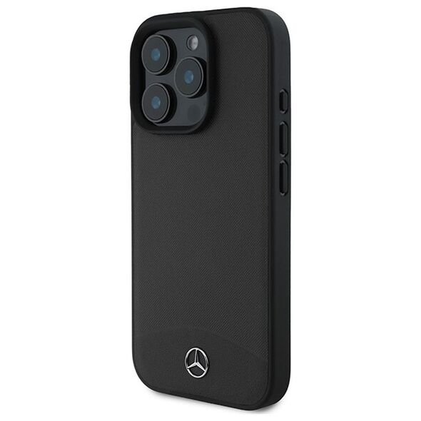 Mercedes case for iPhone 16 Pro Max 6,9&quot; MEHMP16X23RBARK Hardcase Textured And Plain Leather MagSafe black 3666339312534