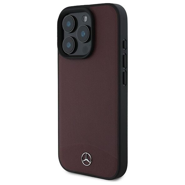 Mercedes case for iPhone 16 Pro Max 6,9&quot; MEHMP16X23RBARR Hardcase Textured And Plain Leather MagSafe red 3666339312619