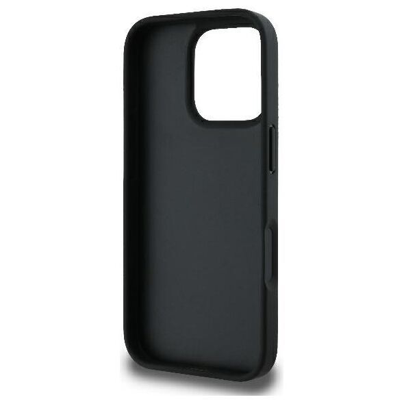 Karl Lagerfeld case for iPhone 16 Pro Max 6,9&quot; KLHCP16XPGKLCHPK black Hard Monogram Choupette Head Pin 3666339329754