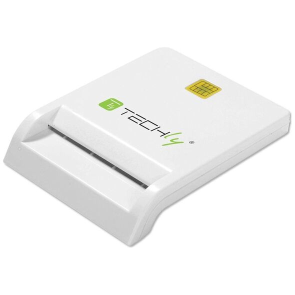 Techly Kompaktowy czytnik USB 2.0 kart Smart (029150)