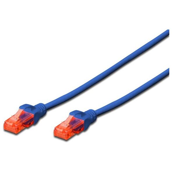 Digitus Kabel krosowy patchcord U/UTP kat. 6 niebeski 3m (DK-1612-030/B)