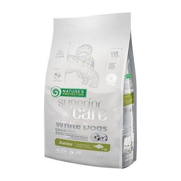 Nature’s Protection Pies superior care white dog junior small 1,5 kg