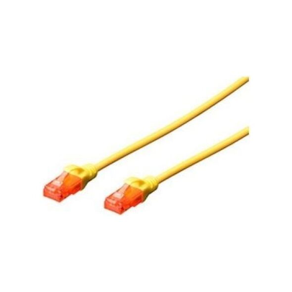 Digitus Patchcord U/UTP, Cat6, 5m, żółty (DK-1612-050/Y)