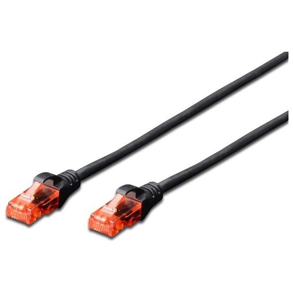 Digitus Patchkabel RJ45 U/UTP Cat6 3.00m czarny (DK-1612-030/BL)
