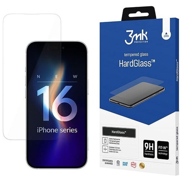 3MK Apple iPhone 16 - 3mk HardGlass