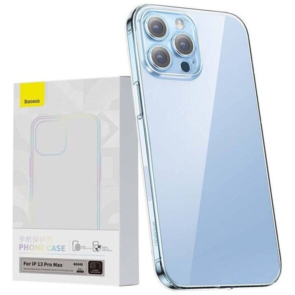 Baseus Przeźroczyste Etui Baseus Simple do iPhone 13 Pro Max