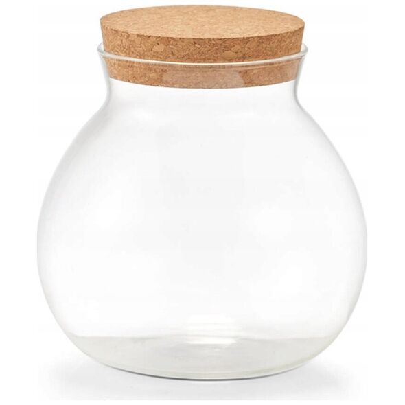 Zeller Ογκώδες βάζο με φελλό, 1050 ml 13458370 4003368196787