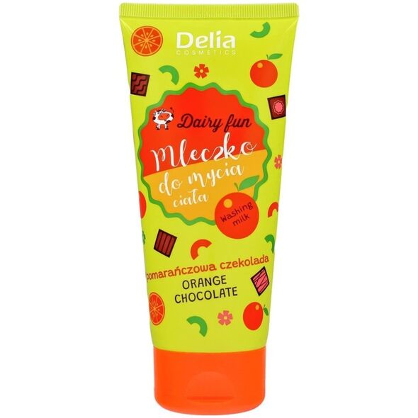 Delia DAIRY FUN Mleczko do mycia ciała - Pomarańcz.czeko