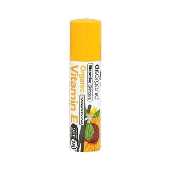 dr.organic Dr. Organic Vitamin E Lip Balm SPF15 nawilżający balsam do suchych ust 5.6ml