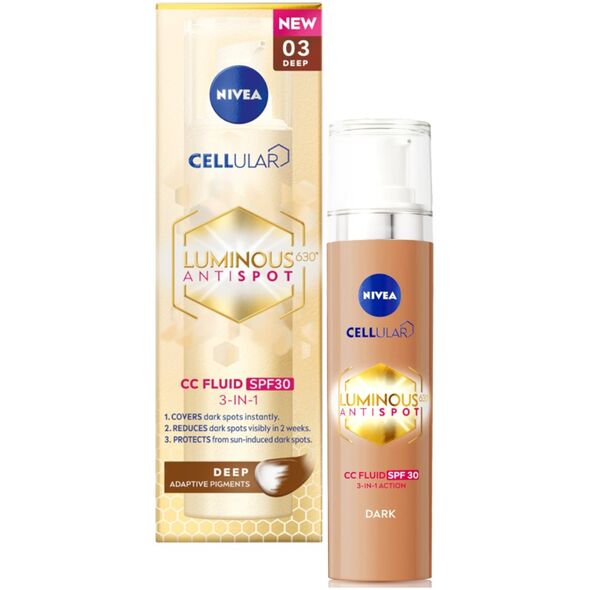 Osram NIVEA LUMINOUS PRZECIW PRZEBARWIENIOM KREM CC SPF 30, ODCIEŃ 03/DEEP 40 ml