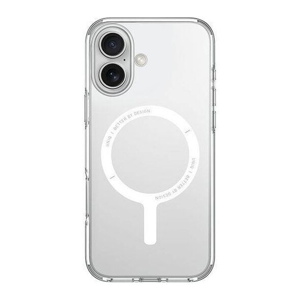Case IPHONE 16 PLUS UNIQ Clario Magclick Charging Lucent Clear transparent 8886463689622