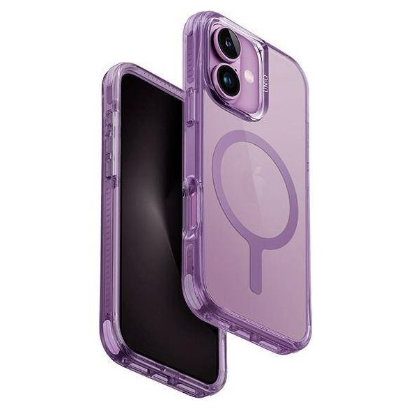 Case IPHONE 16 UNIQ Combat Magclick Charging Grape pink 8886463689486