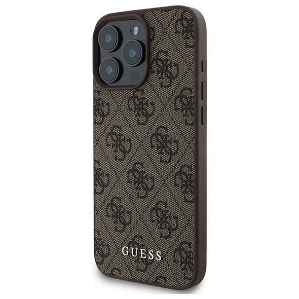 Original Case IPHONE 16 PRO MAX Guess Hardcase 4G Classic (GUHCP16XG4GFBR) brown 3666339346034