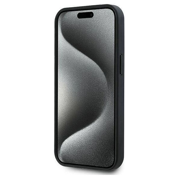 Original Case IPHONE 15 PLUS Karl Lagerfeld Karl Head MagSafe (KLHMP15MPGKHPHK) black 3666339252656